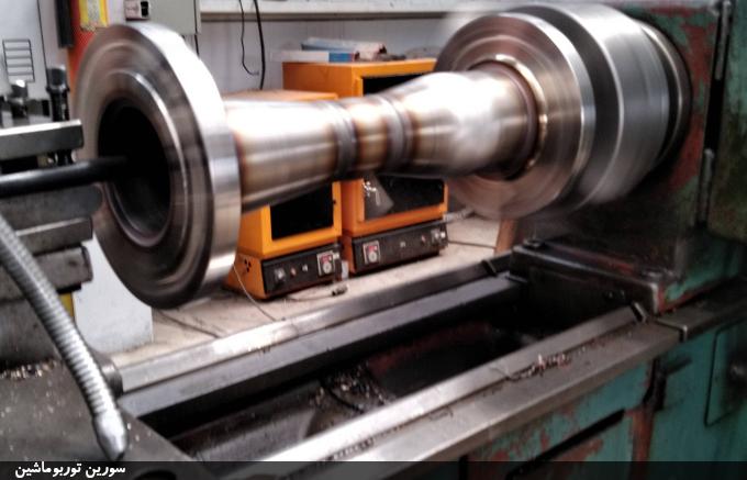 لوله ونتوری در حال عملیات ماشینکاری سطوح داخلی - ساخته‌شده برای کمپرسور سانتریفیوژ