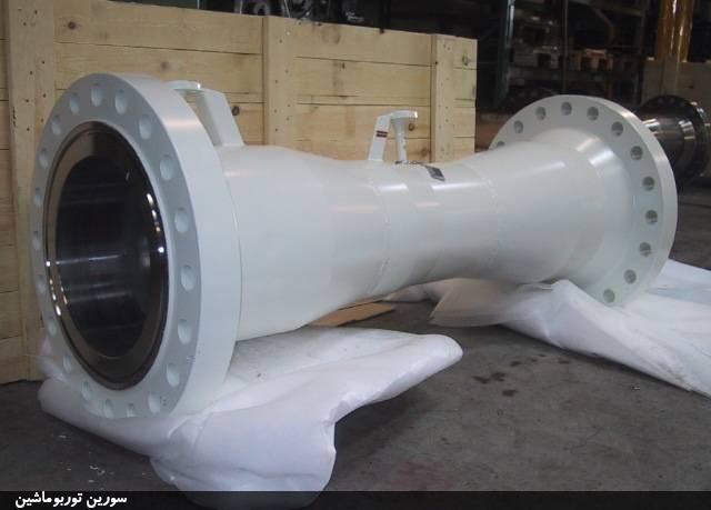 لوله ونتوری پس از رنگ‌آمیزی و بازرسی نهایی پیش از بسته‌بندی و حمل