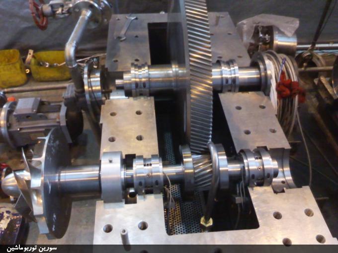 پروژه تست مکانیکی بدون بار کمپرسور (انجام&zwnj;شده توسط کارشناسان سورین توربوماشین) در ماشین&zwnj;سازی منگان